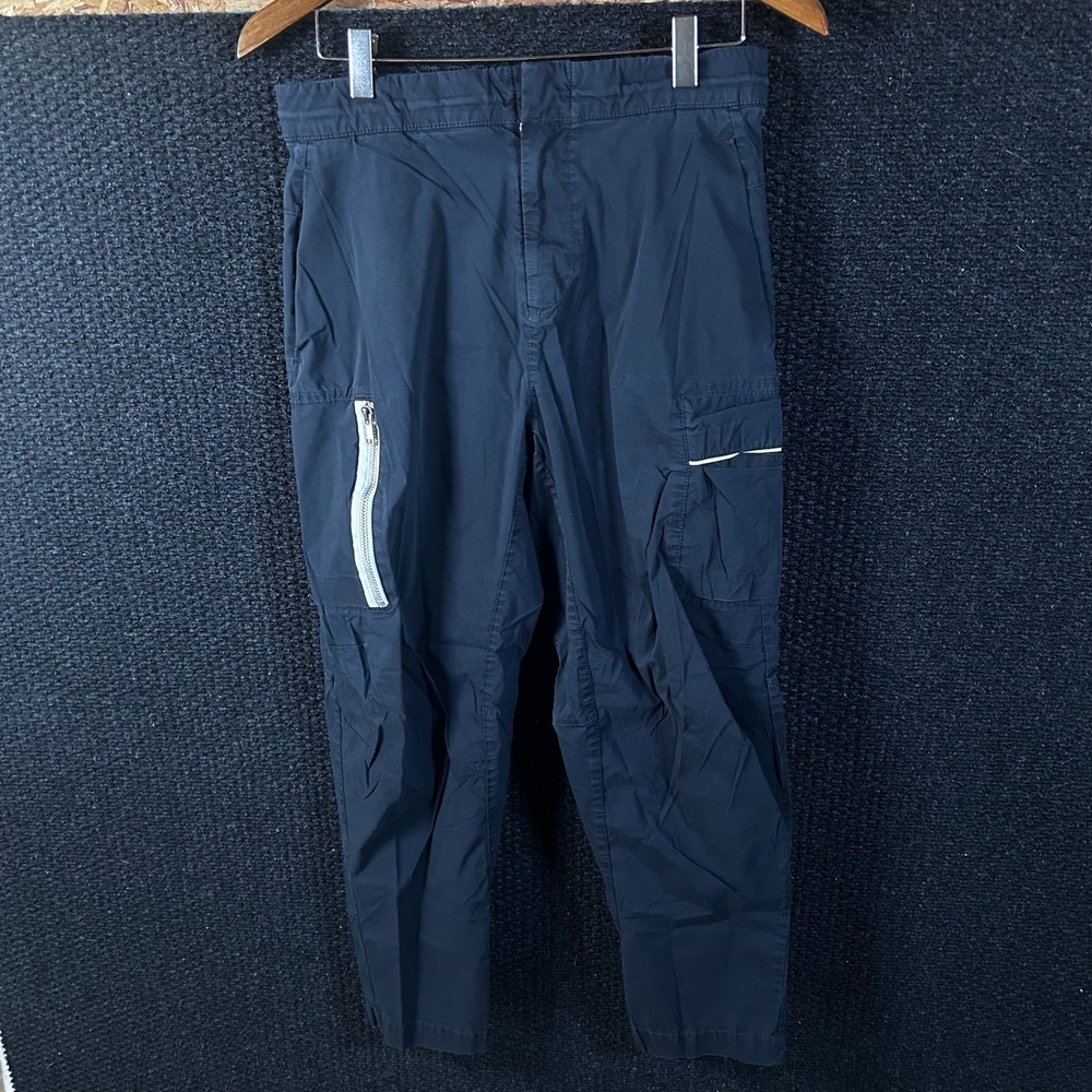 Nike Mens Cargo Pants Size 30 Black Tapered Tech Utility Pocket Trousers